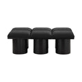 Ornella Black Boucle Fabric Upholstered 6pc. Modular Bench - 6C