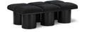 Ornella Black Boucle Fabric Upholstered 6pc. Modular Bench - 6C