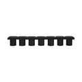 Ornella Black Boucle Fabric Upholstered 7pc. Modular Bench - 7A