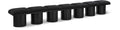 Ornella Black Boucle Fabric Upholstered 7pc. Modular Bench - 7A