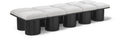 Ornella Cream Boucle Fabric Upholstered 10pc. Modular Bench - 10C