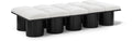 Ornella Cream Boucle Fabric Upholstered 10pc. Modular Bench - 10D