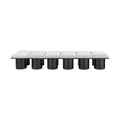 Ornella Cream Boucle Fabric Upholstered 12pc. Modular Bench - 12C