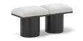 Ornella Cream Boucle Fabric Upholstered 2pc. Modular Bench - 2A