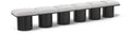 Ornella Cream Boucle Fabric Upholstered 6pc. Modular Bench - 6A
