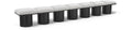 Ornella Cream Boucle Fabric Upholstered 7pc. Modular Bench - 7A