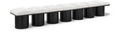 Ornella Cream Boucle Fabric Upholstered 7pc. Modular Bench - 7B