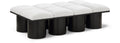 Ornella Cream Boucle Fabric Upholstered 8pc. Modular Bench - 8D