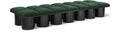 Ornella Green Boucle Fabric Upholstered 14pc. Modular Bench - 14D