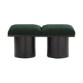 Ornella Green Boucle Fabric Upholstered 2pc. Modular Bench - 2A