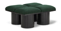 Ornella Green Boucle Fabric Upholstered 4pc. Modular Bench - 4C