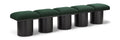 Ornella Green Boucle Fabric Upholstered 5pc. Modular Bench - 5A