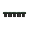Ornella Green Boucle Fabric Upholstered 5pc. Modular Bench - 5B