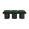Ornella Green Boucle Fabric Upholstered 6pc. Modular Bench - 6C