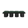 Ornella Green Boucle Fabric Upholstered 8pc. Modular Bench - 8C