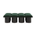Ornella Green Boucle Fabric Upholstered 8pc. Modular Bench - 8D