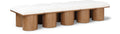 Ornella Cream Boucle Fabric Upholstered 10pc. Modular Bench - 10C