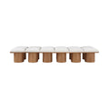 Ornella Cream Boucle Fabric Upholstered 12pc. Modular Bench - 12C