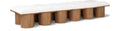 Ornella Cream Boucle Fabric Upholstered 12pc. Modular Bench - 12C