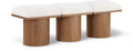 Ornella Cream Boucle Fabric Upholstered 3pc. Modular Bench - 3A