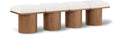 Ornella Cream Boucle Fabric Upholstered 4pc. Modular Bench - 4A