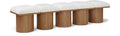 Ornella Cream Boucle Fabric Upholstered 5pc. Modular Bench - 5B