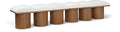 Ornella Cream Boucle Fabric Upholstered 6pc. Modular Bench - 6B