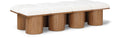 Ornella Cream Boucle Fabric Upholstered 8pc. Modular Bench - 8C