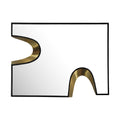 Saumur Black Gold Accent Mirror - 28M