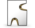 Saumur Black Gold Accent Mirror - 36M