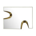 Saumur Cream Gold Accent Mirror - 28M