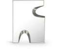 Saumur Cream Silver Accent Mirror - 28M