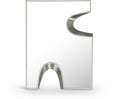 Saumur Cream Silver Accent Mirror - 36M