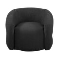 Remington Boucle Fabric Upholstered Swivel Accent Chair