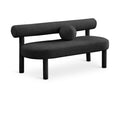 Oristano Boucle Fabric Upholstered Bench