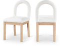 Lune Set of 2 Linen Upholstered Dining Chair