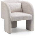 Rosaria Chenille Fabric Upholstered Accent Chair