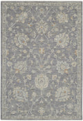 Infinite Charcoal Vintage Polyester Area Rug