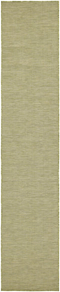 Positano Green Modern Polypropylene Area Rug