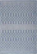 Positano Navy Blue Modern Polypropylene Area Rug