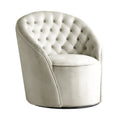 Alicante Velvet Upholstered Swivel Accent Chair
