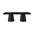 Stresa 95" / 113.5" / 132" Oak Wood Dining Table (3 Boxes)