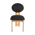 Mayfair Boucle Fabric Upholstered Dining Chair