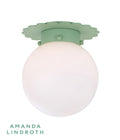 Fancy Scalloped Flushmount