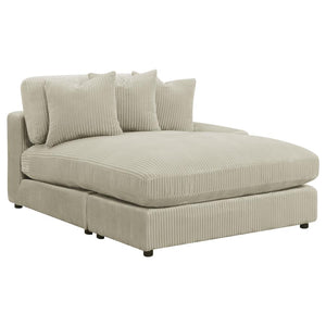 Blaine Upholstered Reversible Sectional Sofa in Sand
