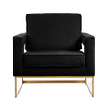Montrose Velvet Upholstered Accent Chair