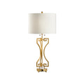 Greek Key Gold Lamp