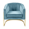Charlize Velvet Upholstered Accent Chair