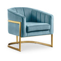 Charlize Velvet Upholstered Accent Chair