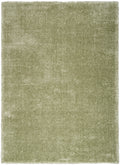 Pacific Shag Green Shag Polyester Area Rug